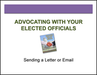 Advocating with Your Elected Officials Sending a Letter or Email English