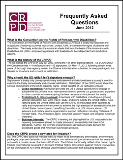 CRPD FAQ